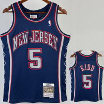 06/07 NETS KIDD #5 Dark Blue Retro Top Quality Hot Pressing NBA Jersey 06/07 NETS KIDD #5 Dark Blue Retro Top Quality Hot Pressing NBA Jersey