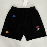 24/25 NK Black Cotton shorts(002、前彩色标、全棉)