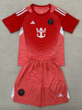 25/26  Inter Miami Orange  Goalkeeper Kids Soccer Jersey