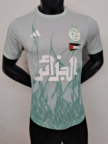 23/24 Algeria White Green  Special Edition  Player Version Soccer Jersey # A16