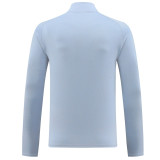 2024 NK Blue Grey Half Zip Sportswear # NB07(半拉链)