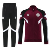 25/26 Ajax Maroon Jacket Tracksuit#06