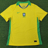 25/26 Brazil Home  Player Version Soccer Jersey（带星）