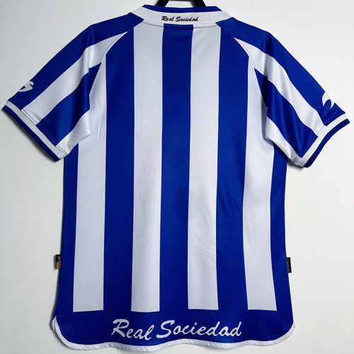 2002/2003 Real Sociedad  Home Retro Soccer Jersey