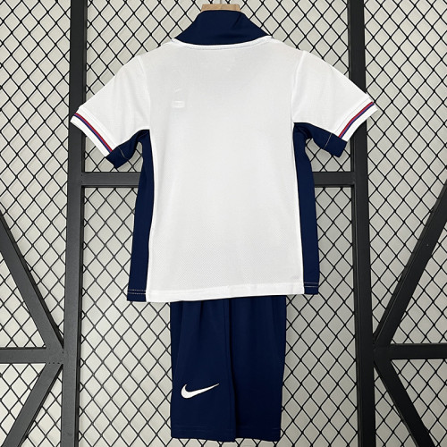 2024 England Home  Kids Soccer Jersey