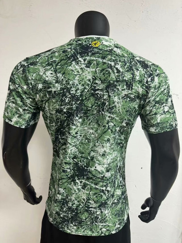 24/25 Man Utd  Co Branded Green Gray Playe Version Soccer Jersey