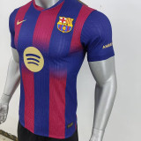 24/25 BAR Red Blue Special Edition Player Version Soccer Jersey (大胸花）