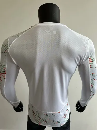 25/26 Portugal Away Long Sleeve Player Version Soccer Jersey