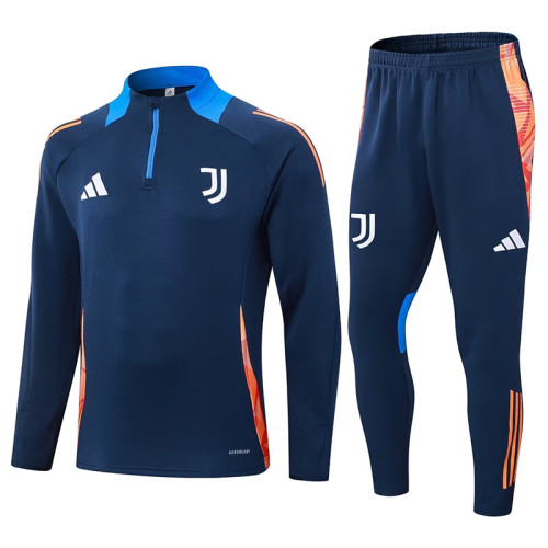 24/25 JUV Royal Blue Half Pull Tracksuit  (宝蓝、半拉链)