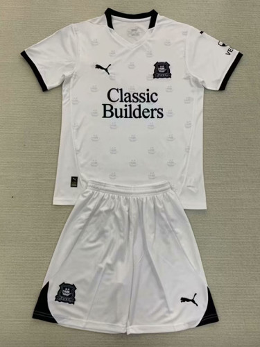 24/25 Plymouth Away Kids  Soccer Jersey