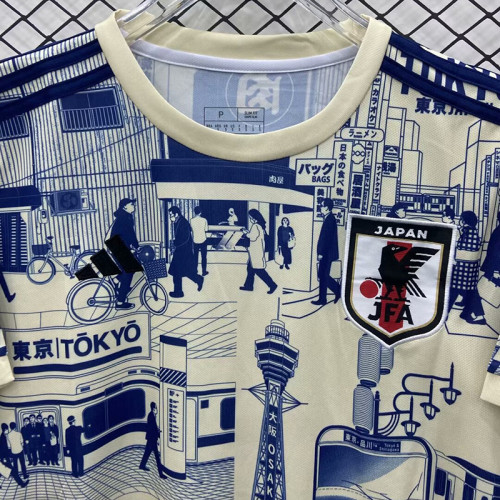2024 Japan  Fashion Royal Blue  Edition Fans Soccer Jersey