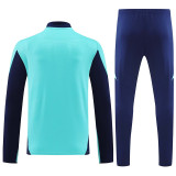 24/25 ARS Lake Blue Player version Half Pull Tracksuit  (湖蓝色球员版、半拉链)
