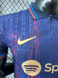 25 /26 BAR Royal Blue Special Edition  Player Version Soccer Jersey(Spotify）