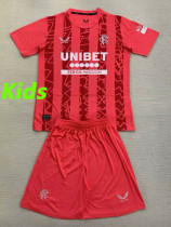 24/25 Rangers Red Goalkeeper Kids Soccer Jersey 24/25 Rangers Red Goalkeeper Kids Soccer Jersey