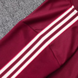 25/26 Bayern Maroon Kids Jacket Tracksuit #E2510
