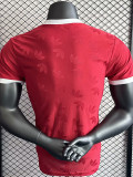 24/25 Man Utd  Red Special Edition Player Version Soccer Jersey(圆领）