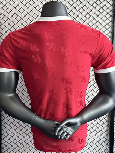 24/25 Man Utd  Red Special Edition Player Version Soccer Jersey(圆领）