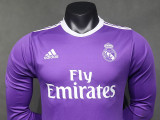 2016/2017 RMA Away Long Sleeve  Player Version  Retro Soccer Jersey (长袖)