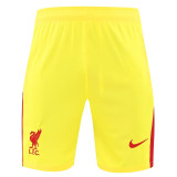 24/25 LIV Yellow Training Shorts Pants (大红边）