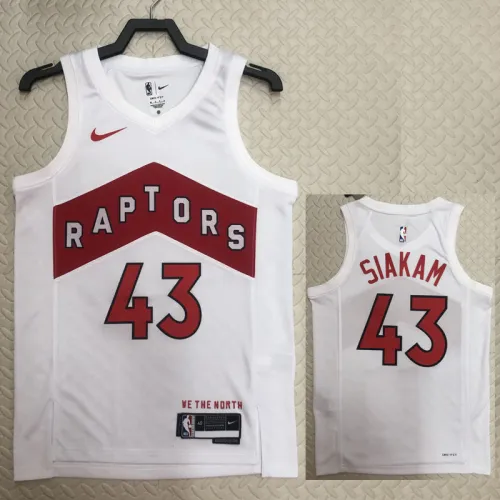 22/23 Raptors SIAKAM #43 White Top Quality Hot Pressing NBA Jersey