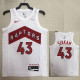 22/23 Raptors SIAKAM #43 White Top Quality Hot Pressing NBA Jersey
