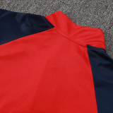 24/25 ARS Red Retro Edition Kids Half Pull Tracksuit # E960 (童装、半拉链)