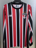24/25 Sao Paulo Away Fans  Long Sleeve Jerseys
