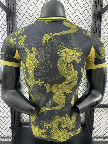 25/26 RMA Golden Dragon Edition Black  Fans Soccer Jersey