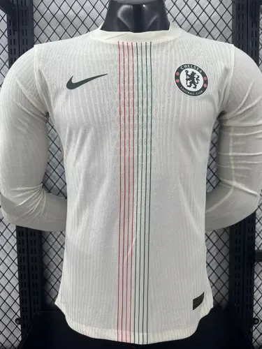 25/26 CHE Away  Long Sleeve  Player Version Soccer Jersey