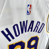 Lakers HOWARD # 39 White Top Quality Hot Pressing NBA Jersey