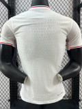 2024 England White and Red Special Edition Player Version Soccer Jersey