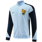24/25  France Light Blue Color Jacket Tracksuit （浅蓝）