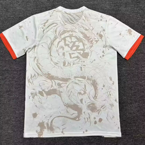 25/26 Japan Wukong Orange Saiyan White Fans  Soccer Jersey