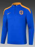 24/25 Netherlands Blue Half Pull Tracksuit  (半拉链)