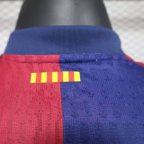 24/25 BAR  Red Home Player Version Soccer Jersey