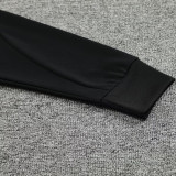24/25 RMA Black &purple Hooded  Tracksuit(紫色边)