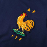 24/25 France Royal Blue Hooded  Tracksuit