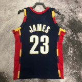 2008/2009 Cleveland Cavaliers JAMES #23 Dark Blue Retro Top Quality Hot Pressing NBA Jersey