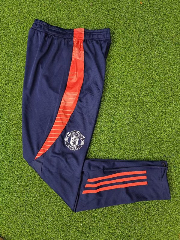 24/25 Man Utd Royal Blue Training Long Pants (Have Pocket)