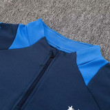 24/25 Nottingham Blue Kids Half Pull Tracksuit  (半拉链)