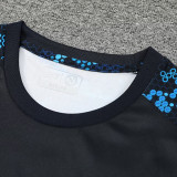 24/25 Napoli Black Blue Training Short Suit