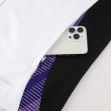 24/25  Germany Black White Jacket Tracksuit(02)