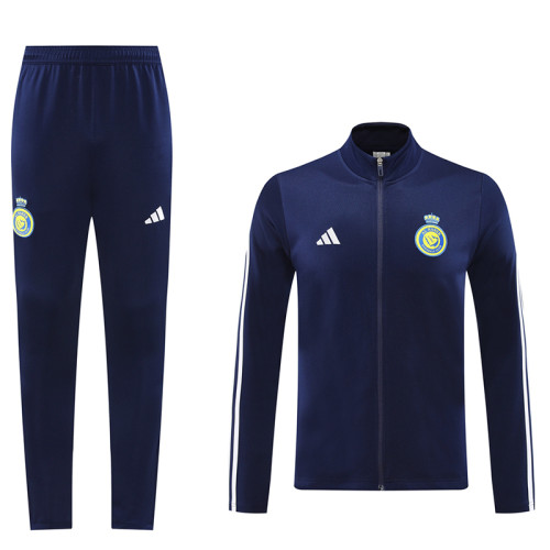 24/25 Al-Nassr Royal Blue Jacket Tracksuit(01)