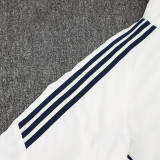24/25 Ajax White Hooded Cotton Coat 连帽棉衣