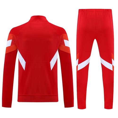 25/26  Bayern Red Jacket Tracksuit
