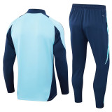 24/25  ARS Sky Blue  Half Pull Kids Tracksuit  (天蓝儿童、半拉链)