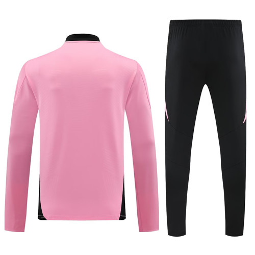 24/25 Inter Miami Pink Half Pull Tracksuit  (半拉链)