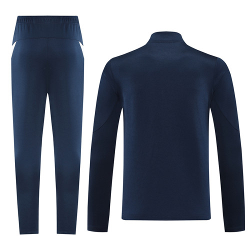 25/26  Portugal Stone Blue Jacket Tracksuit#01
