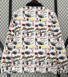 2024 Man Utd Black& White Graffiti& Double sided Windbreaker (双面风衣)