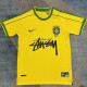 1998 Brazil Home Signature Retro Soccer Jersey